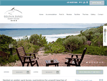 Tablet Screenshot of dolphindunes.co.za